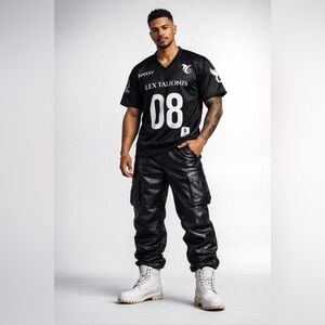 Men’s Black Jersey with 08 Graphic